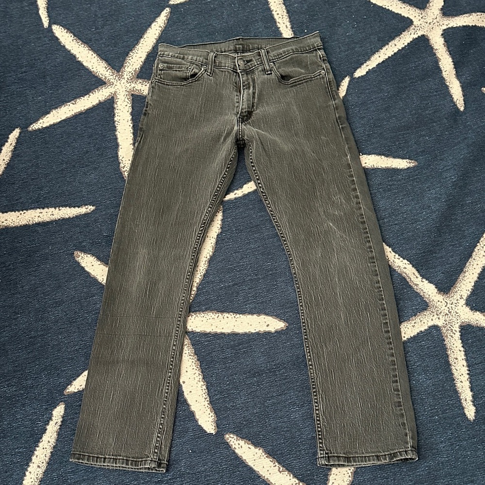 Levi’s 514 Men's Slim Straight Black/ Gray Jeans